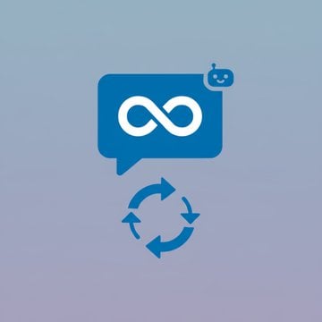 Modern illustration of interconnected bot systems and messaging interfaces with data flows, representing messenger API webhook integration architecture.