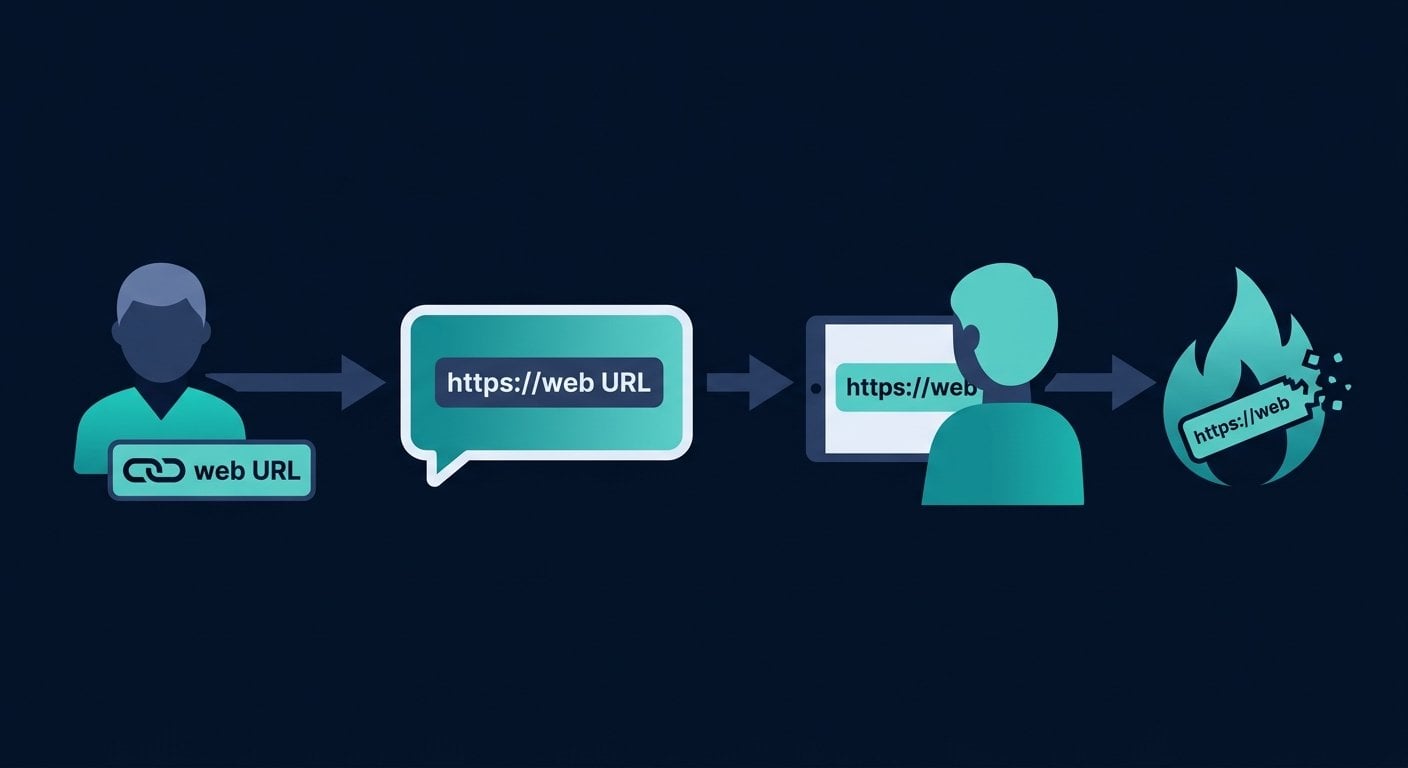 flowchart yang menunjukkan cara berbagi API key secara aman menggunakan one-time secret link saat onboarding developer