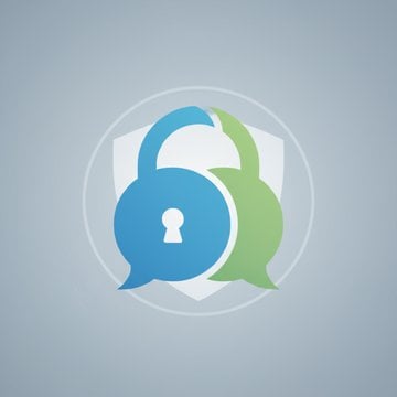 Illustration of a secure password sharing concept with interconnected digital elements, locked symbols, and safe data transfer visualizations on a bright, modern background.